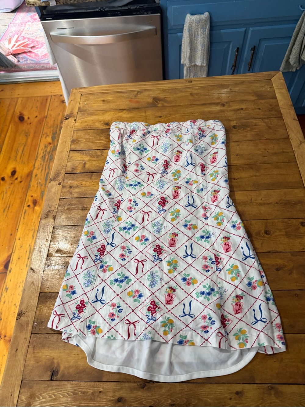 Jessica Simpson strapless sundress